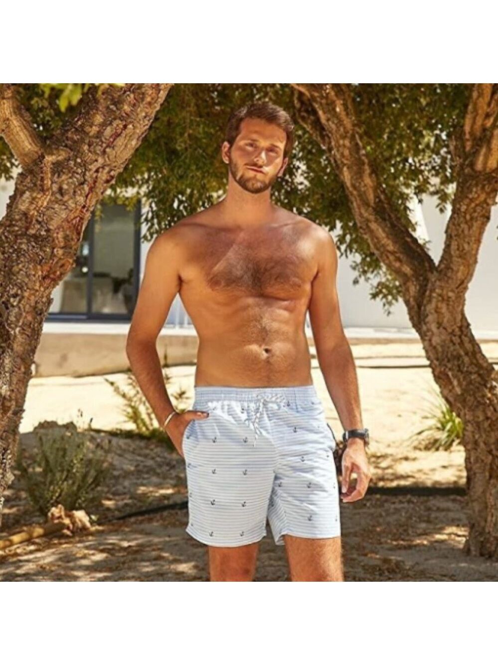 ✨✨ MaaMgic Men's Swim Trunks Blue Small NWT